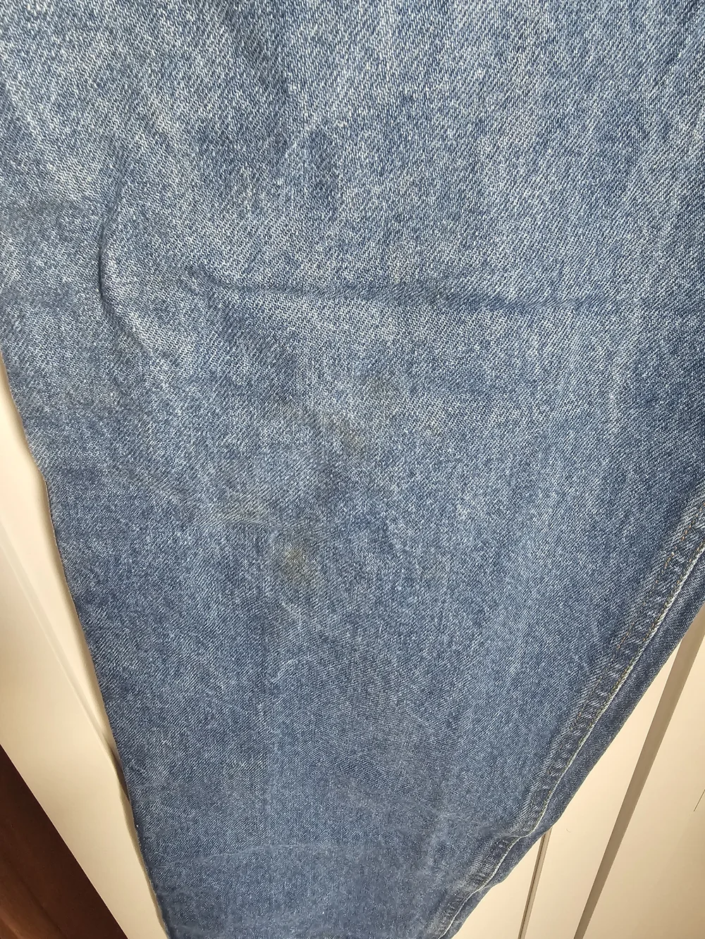 Carhartt B17 DST Distressed Jeans 38x32 Thrashed Faded Blue Skater Grunge 2010